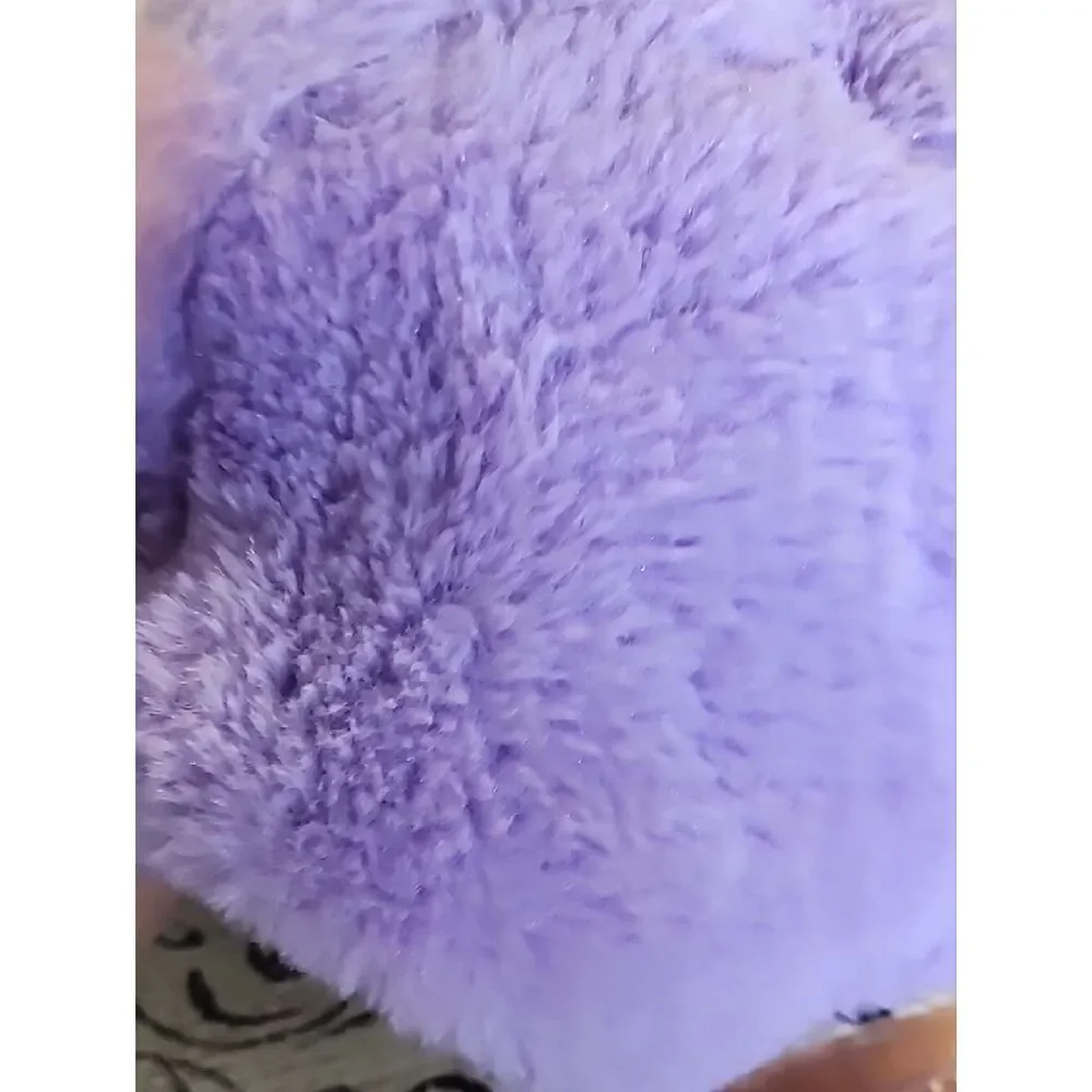 Plush Purple Bunny Bag for Kids - Cute Soft Carrying Tote